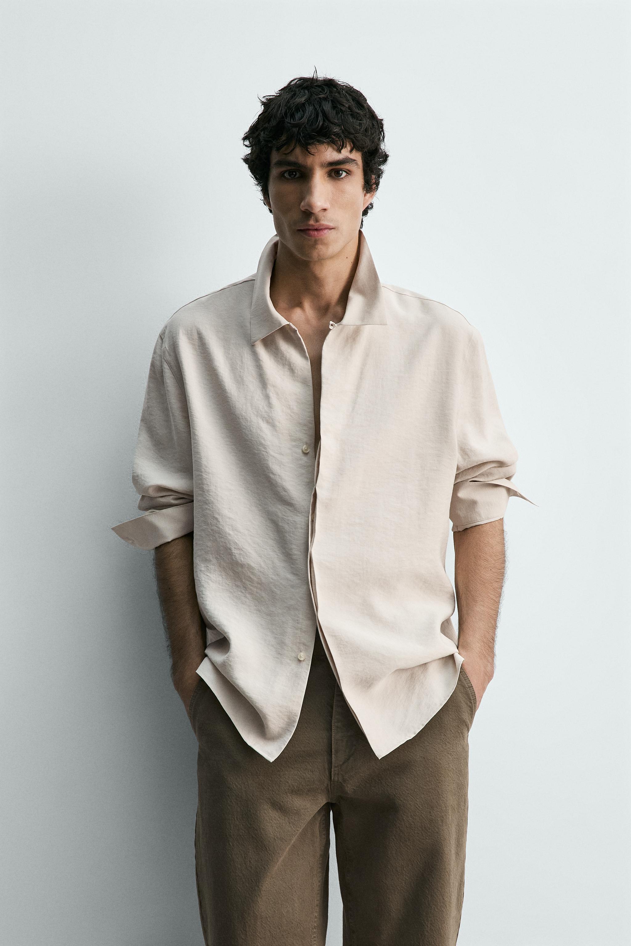 FLOWY MODAL BLEND SHIRT